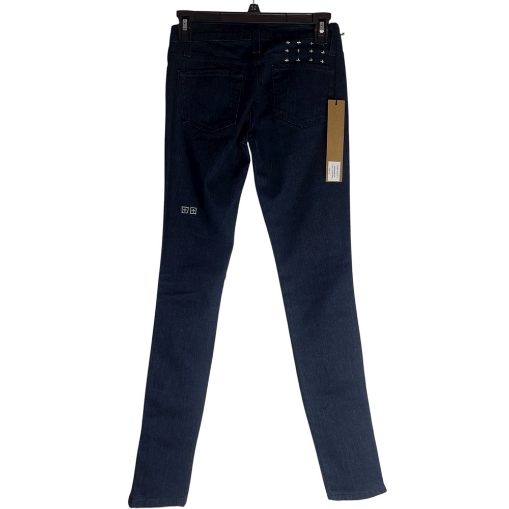 Ksubi Super Skinny Zip Squawk Rinse Size 25 NWT